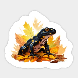 Fire Salamander Sticker